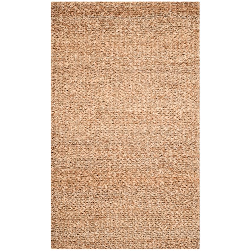 SAFAVIEH, Handmade Natural Fiber Valery Casual Solid Jute Rug