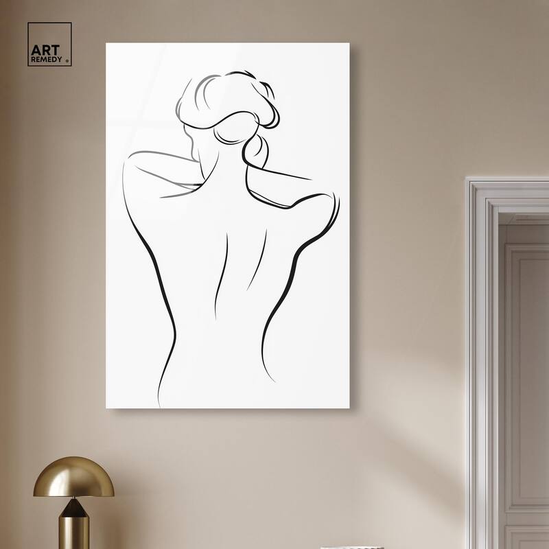 Woman in Contour II Acrylic by Art Remedy, Ready to Hang