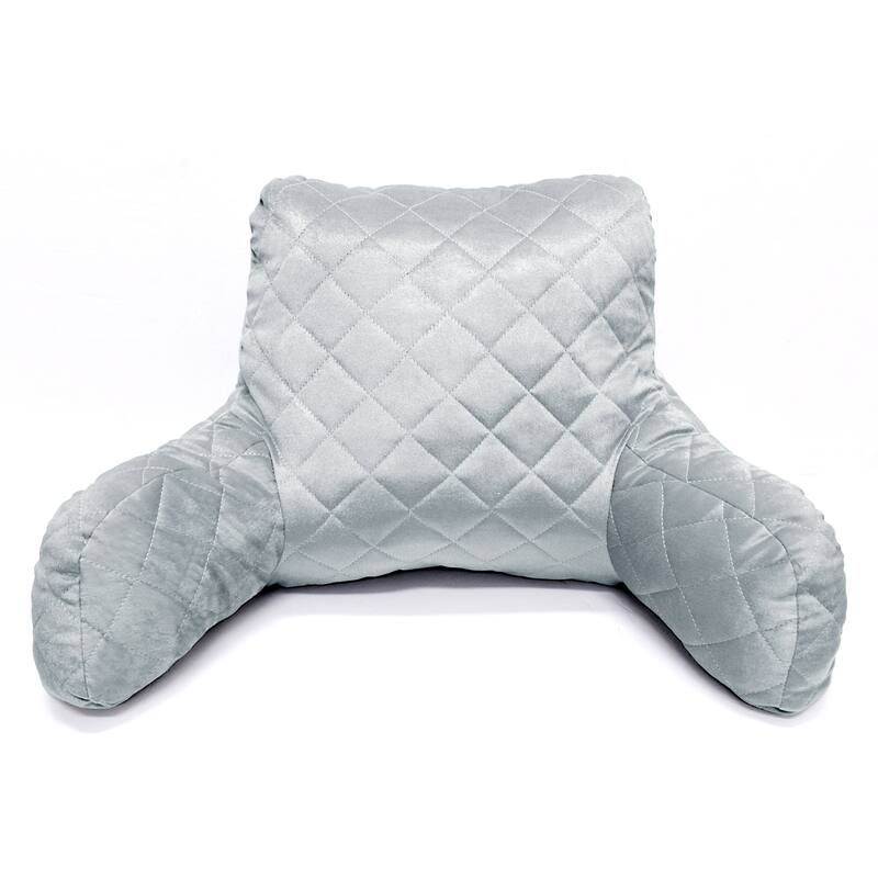Velvet Do-It-Yourself Bedrest Reading Pillow Cover and Filling
