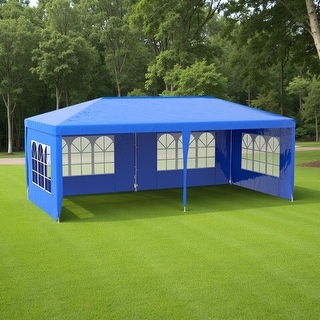 Outdoor Canopy Tent with 4 Removable Window Sidewalls for Weddings ...