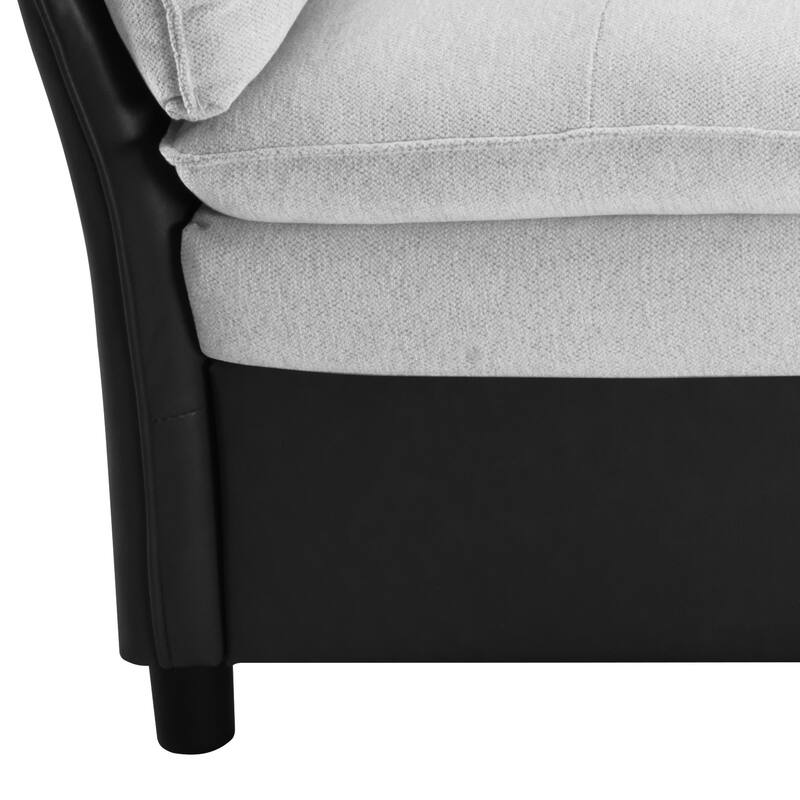 3 Seater Modern Soft Upholstered Power Reclining Sofa for Living Room