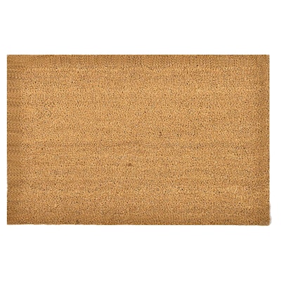 Front Door Mat Coir Coco Fibers Rug 24x13 Inch Natural