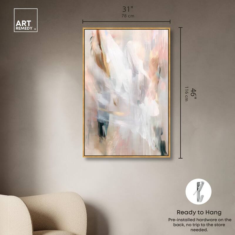 Drifting Colors I Canvas by Art Remedy