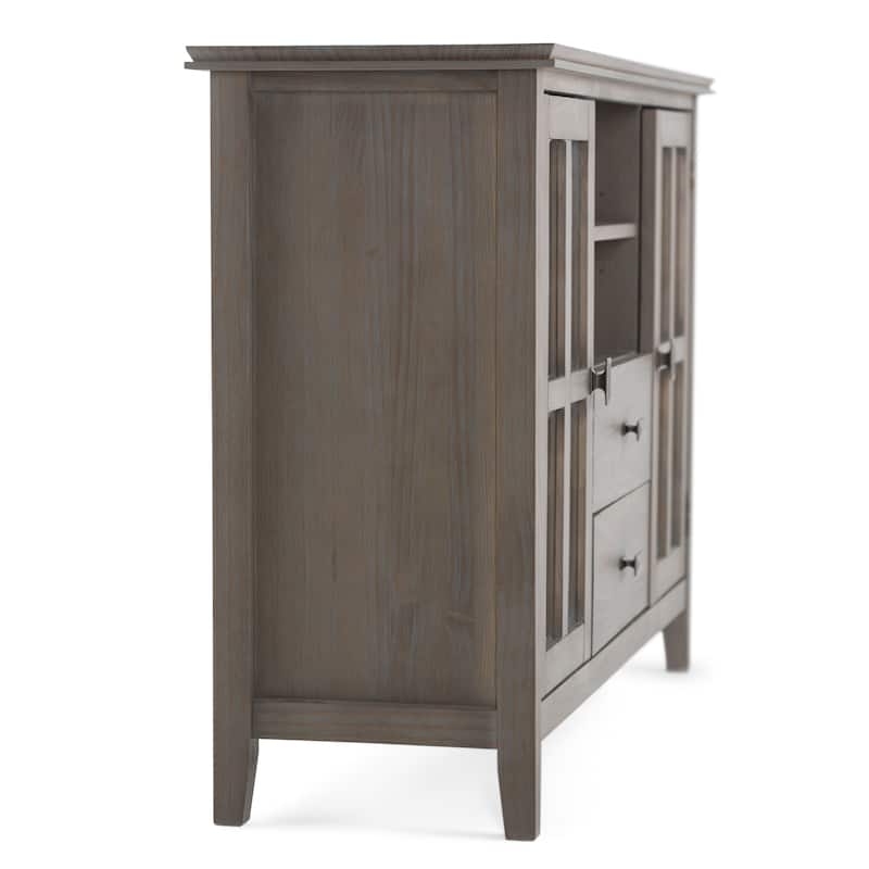 WYNDENHALL Stratford 53-inch Solid Wood TV Media Stand - 53 inch wide