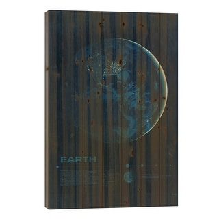 Earth Print On Wood by 2046 Design - Multi-Color - Bed Bath & Beyond ...
