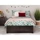 preview thumbnail 3 of 7, Concord Full Platform Bed with Twin Trundle in Espresso