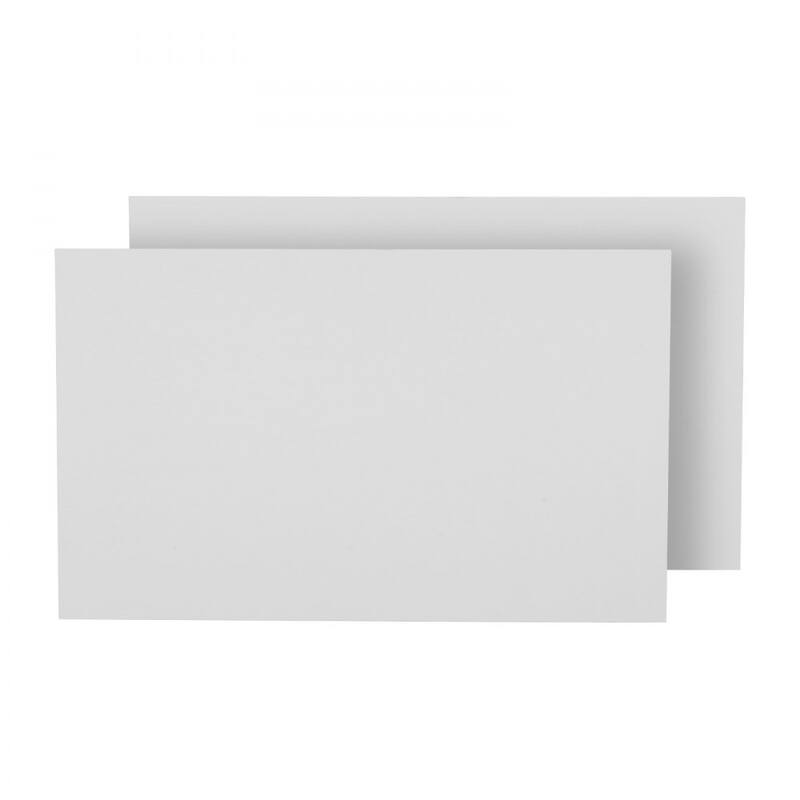 2 Pieces White Particle Board Shelf Melamine-Coated High-Density Board for DIY Storage - 23” x 14” x 0.6”