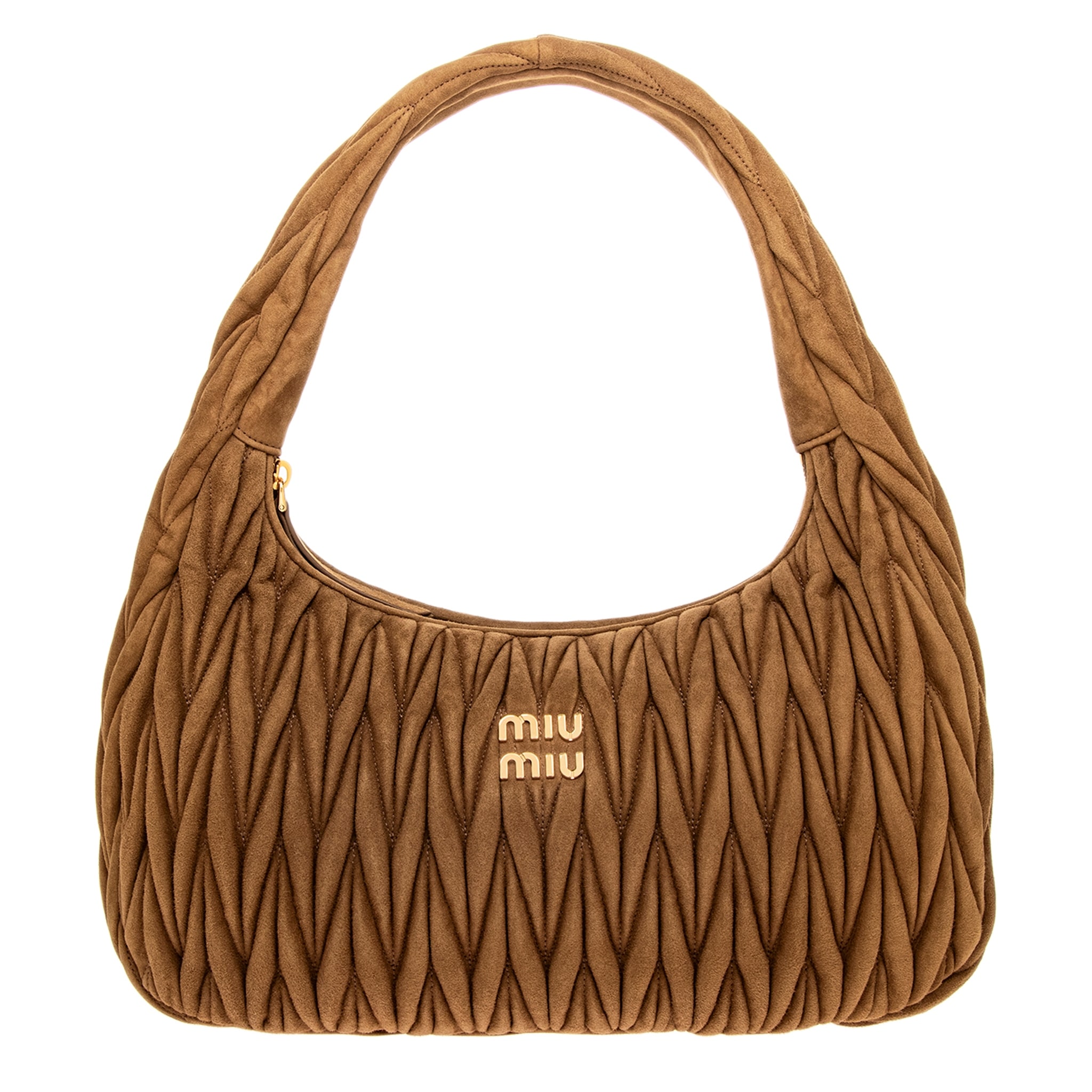 Miu Miu Wander Extra-Large Matelassé Hobo Bag
