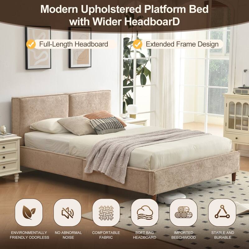 Contemporary Soft Close Platform Bed
