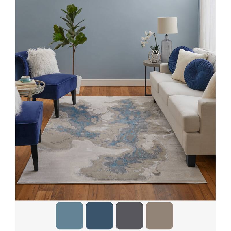 Jewel 39N3F Abstract Modern Area Rug