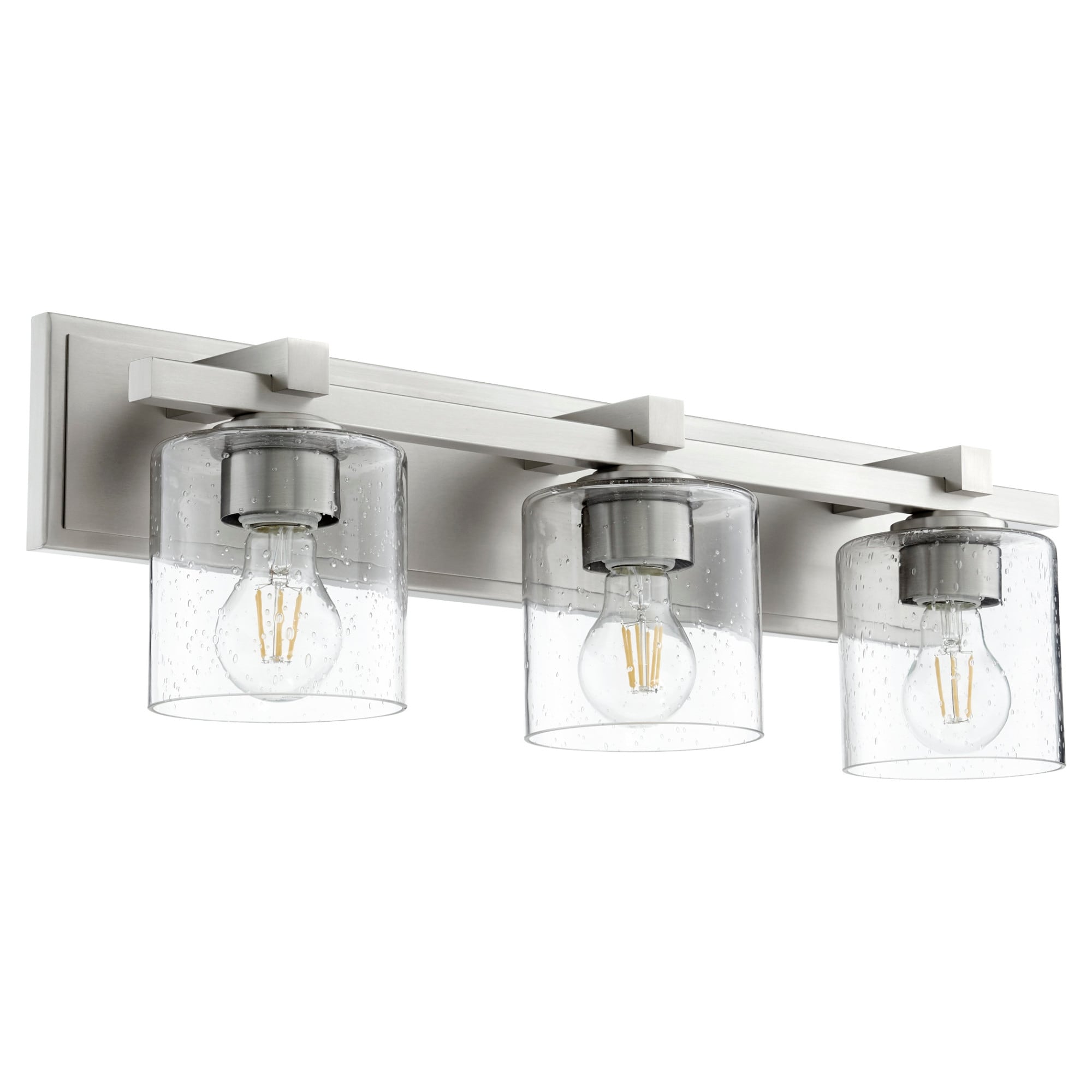 Quorum International 3 Light 7-1/2" Tall Bathroom Vanity Light