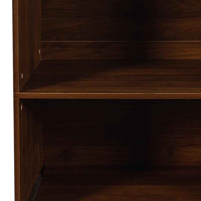 70.87" Tall Kitchen Pantry Cabinet with Pull-Out Shelves, 2 Drawers, Glass Door & Microwave Stand, Freestanding Food Hutch