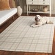 preview thumbnail 3 of 15, SAFAVIEH Handmade Ebony Sufiya Contemporary Wool Rug 6' Square - Beige/Ivory - Square