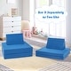 preview thumbnail 18 of 18, Costway 4-Piece Convertible Kids Couch or 2 Chairs Toddler to Teen - 66'' x 33'' x 21''