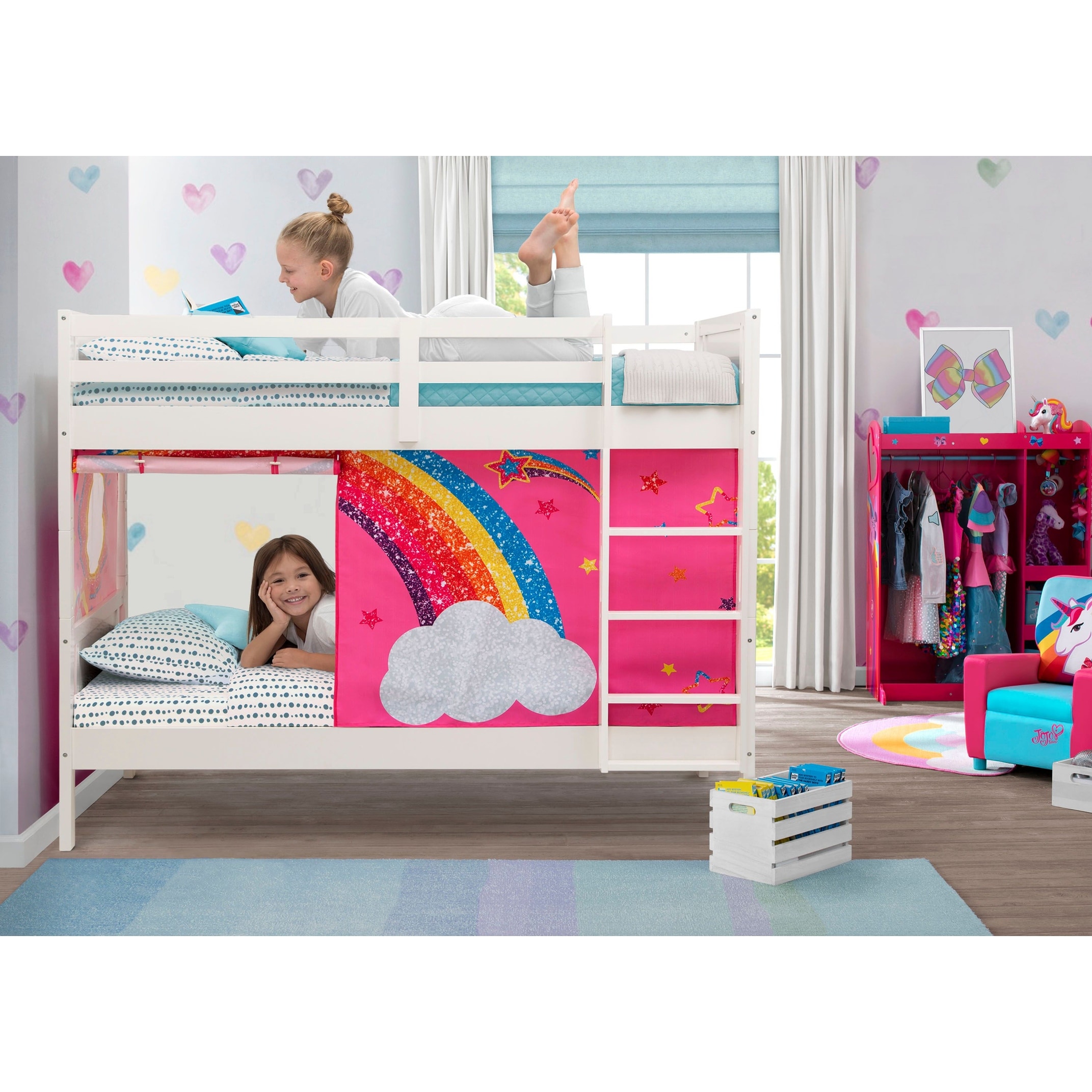 Jojo siwa bunk bed with slide deals