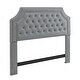 preview thumbnail 15 of 13, Chic Home Malan PU Leather Upholstered Button Tufted Headboard
