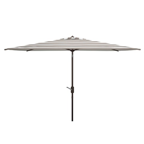 SAFAVIEH Outdoor Living Iris Fashion Line 6.5 x 10 Ft Rectangle Umbrella
