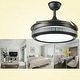 preview thumbnail 5 of 13, 42Inch Black Retractable LED Ceiling Fan With Remote Control