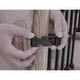 preview thumbnail 5 of 4, THE STAIR BARRIER 43 to 52" Banister to Wall Fabric Baby Pet Gate, Snow/Charcoal - 43-52"