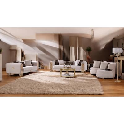 Melena 4 Pieces Living Room Sets 2 Sofa 2 Chair