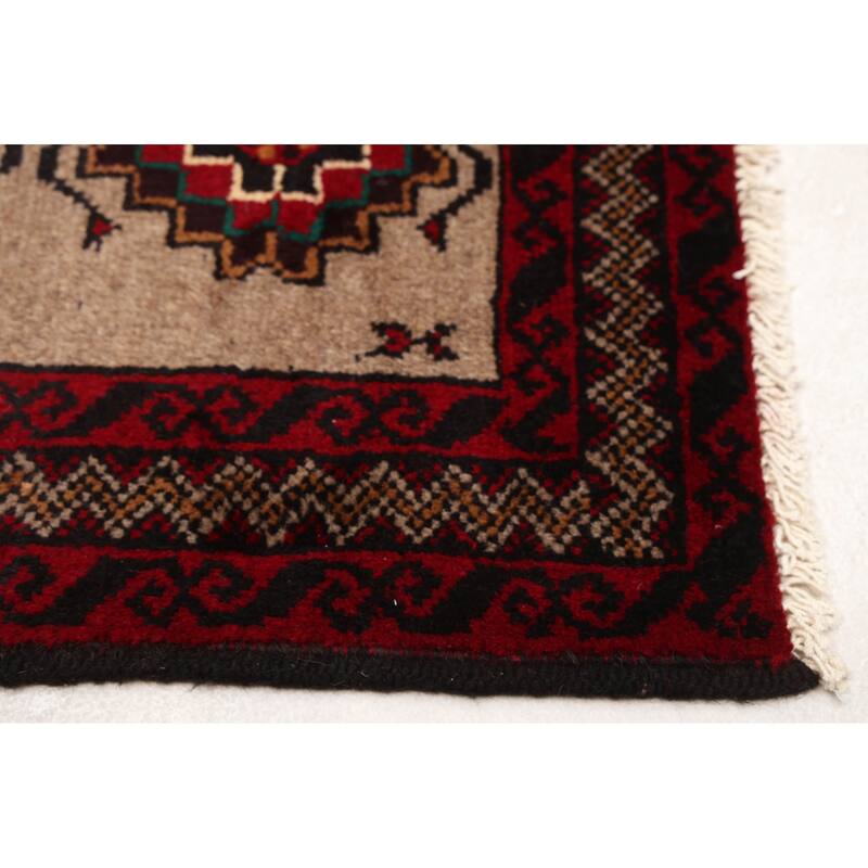 ECARPETGALLERY Hand-knotted Teimani Tan Wool Rug - 3'3 x 5'1