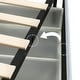 preview thumbnail 10 of 9, Queen Size Boucle Upholstered Platform Bed with 4 Storage Drawers, No Box Spring Required