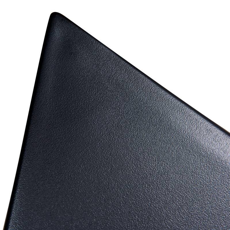 Randolph Modern Indoor Lightweight Side Table with Triangular Curved Design Accent End Table for Home Living Room or Bedroom