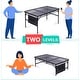 preview thumbnail 7 of 15, Folding Table Adjustable Height, Portable Camping Table with Mesh Bag Lightweight, Carry Handle for Outdoor, Beach, Picnic