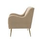 preview thumbnail 25 of 53, Hyperboreüs Upholstery Accent Armchair with Tufted Back by HULALA HOME