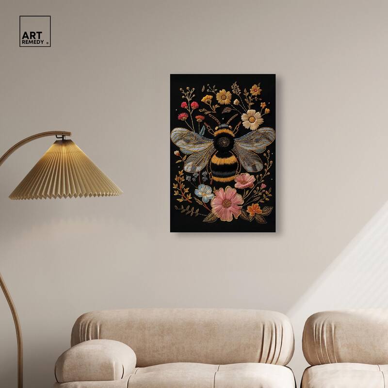 Honeyed Herald I Canvas by Art Remedy, Gallery Wrapped