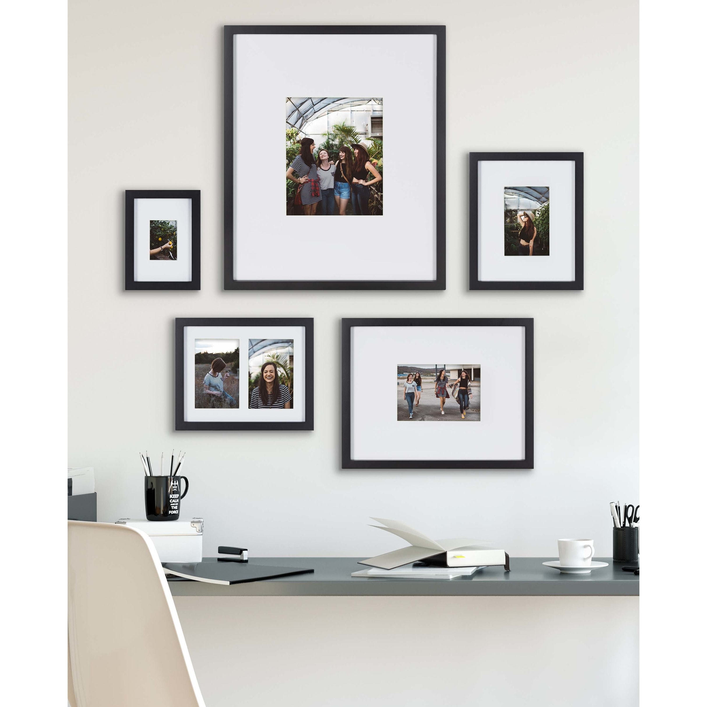 American Flat Black Picture Frame Collage Wall Trim - Gallery Wall