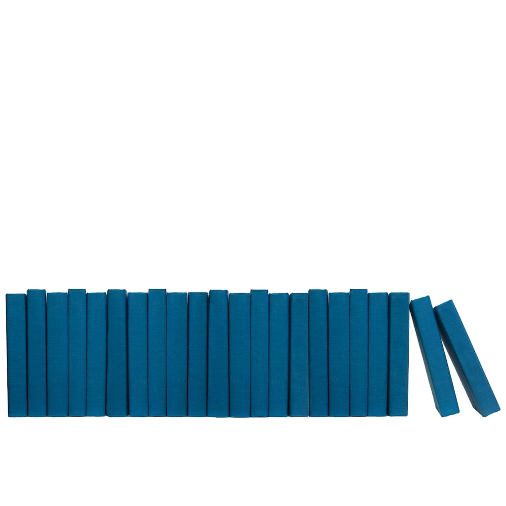 Books Blue Decorative Accessories: Blue Spruce Linen Color By The Foot