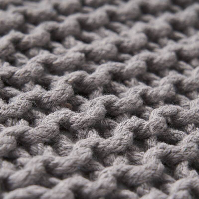 Tessie Knitted Foot Stool by Christopher Knight Home