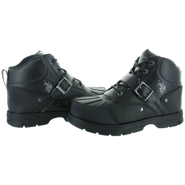Shop U S Polo Assn Kedge Men S Buckle Duck Toe Winter Snow Boots