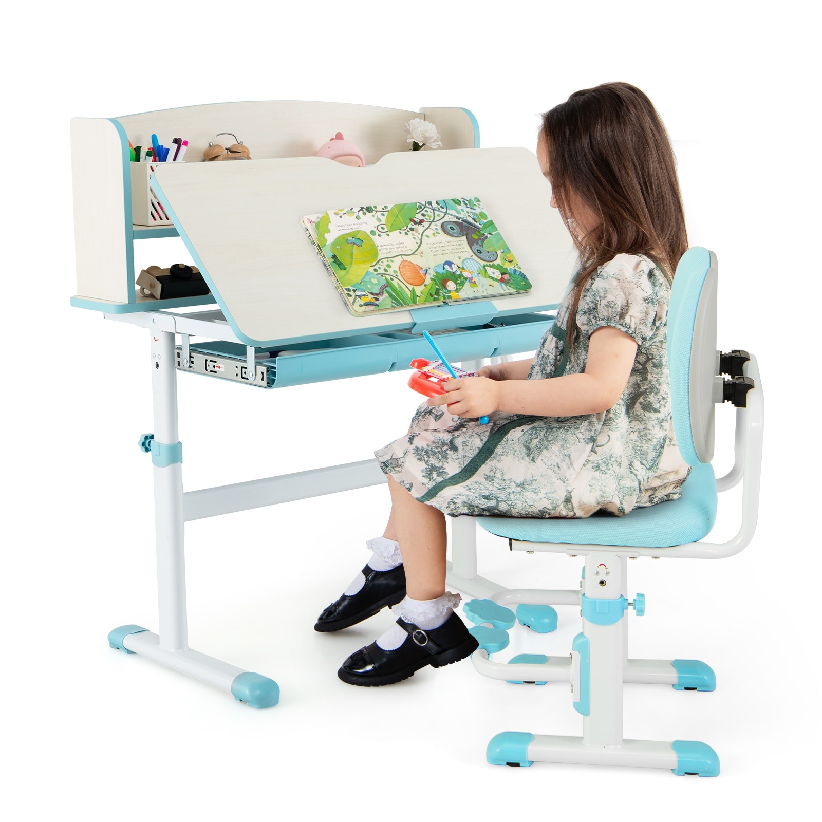Fisher Price Desk For Kids KidKraft 2-in-1 Activity Table With