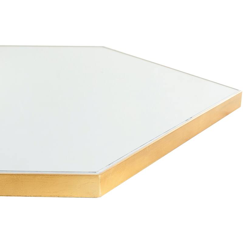 Conner Hand Gilded Modern Wall Mirror - 30" x 42"