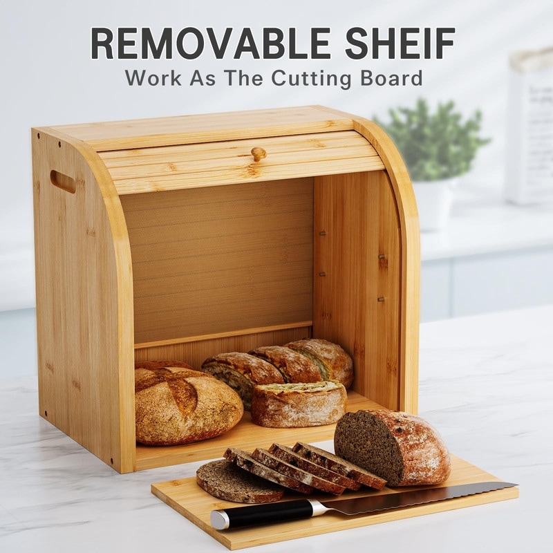 bread booster box Proofing for Bread Pizza, Foldable Zippered Sourdough Starter Warmer Heater w/Adjustable Temperature & Timer Controller, Sour Dough Box Homemade Making Tools Kit Baking Supplies Gifts : Home & Kitchen our countertop bread box doubles as a bread cutting board or serving tray Hero Bread Quarterly Subscription Box