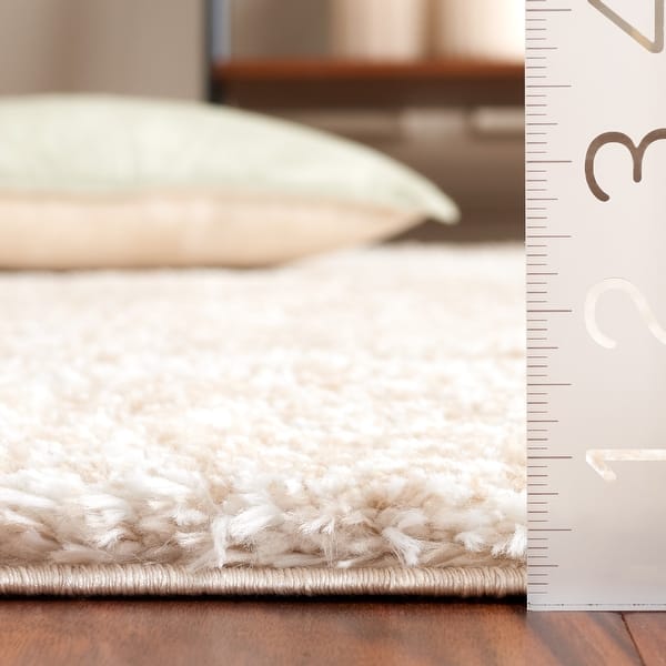 dimension image slide 0 of 5, SAFAVIEH Tahoe Shag Yaprak Abstract 1.2-inch Thick Rug