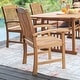 preview thumbnail 6 of 30, Cambridge Casual Caterina 6-Piece Teak Outdoor Extendable Dining Set