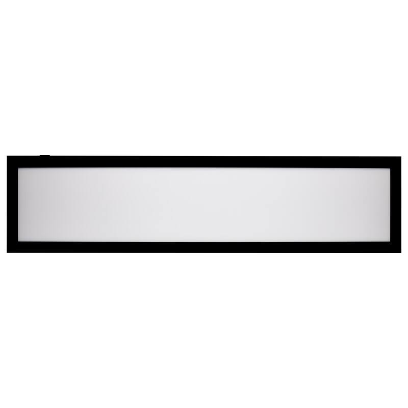 Blink Pro Plus 24W 12 in. x 24 in. Surface Mount LED CCT Selectable 90 CRI Black Finish 120/277V Rectangular Shape