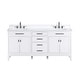preview thumbnail 14 of 33, Avanity Madison 72 in. Double Sink Bathroom Vanity with Engineered Stone Top - 73" x 22"D x 35"H