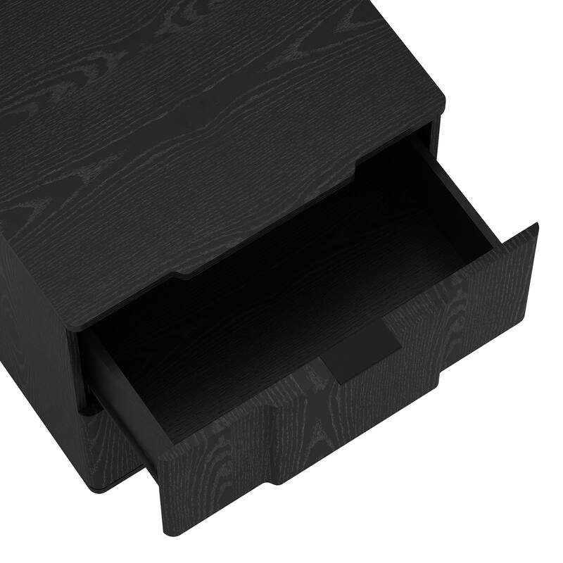 Manhattan Comfort Clive 22 Inch 2 Drawer Nightstand