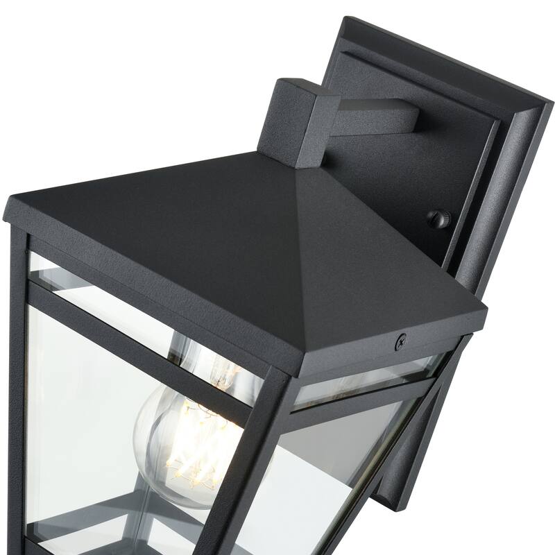 Seager Outdoor Wall Sconce Textured Black - Textured Black