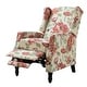 preview thumbnail 13 of 88, Damaris Comfy Recliner for Bedroom Set of 2 with wingback by HULALA HOME