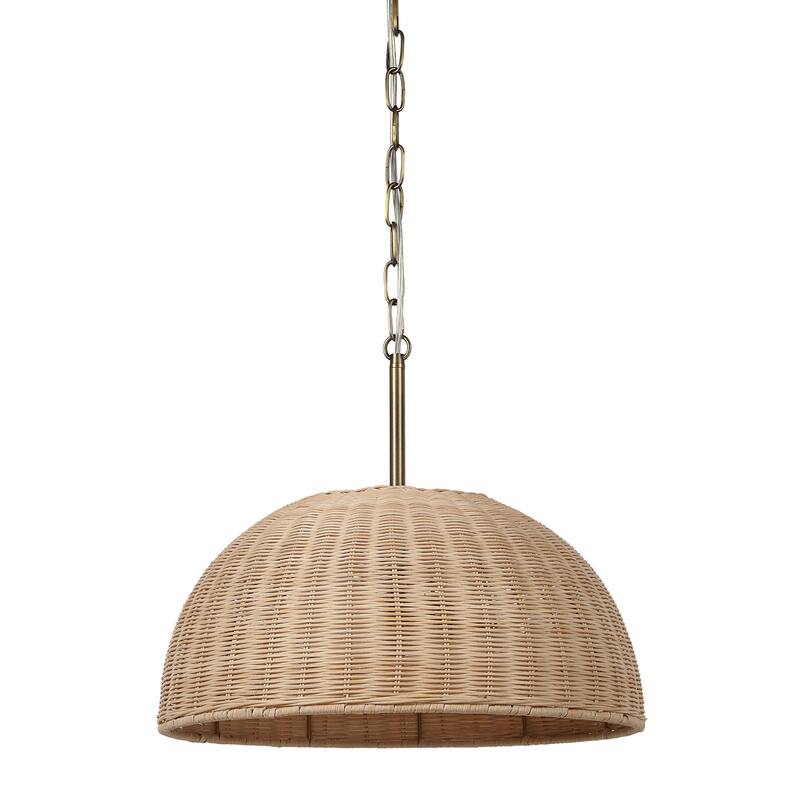 Renwil Ciara 60" Height Ceiling Fixture, Rattan