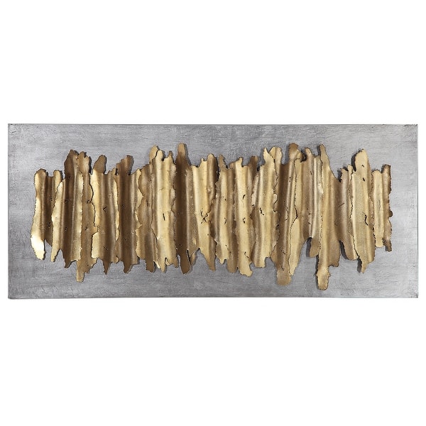 slide 2 of 8, Uttermost Lev Gold Metal Wall Decor