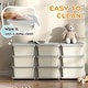 preview thumbnail 24 of 25, Qaba 3 Tier Kids Storage Unit, 9 Drawer Chest Toy Organizer Plastic Bins for Kids Bedroom Nursery Kindergarten Living Room