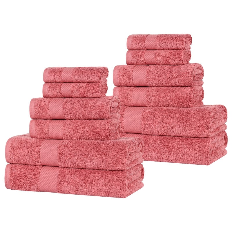 Superior Ismailia Egyptian Cotton 12-Piece Towel Set