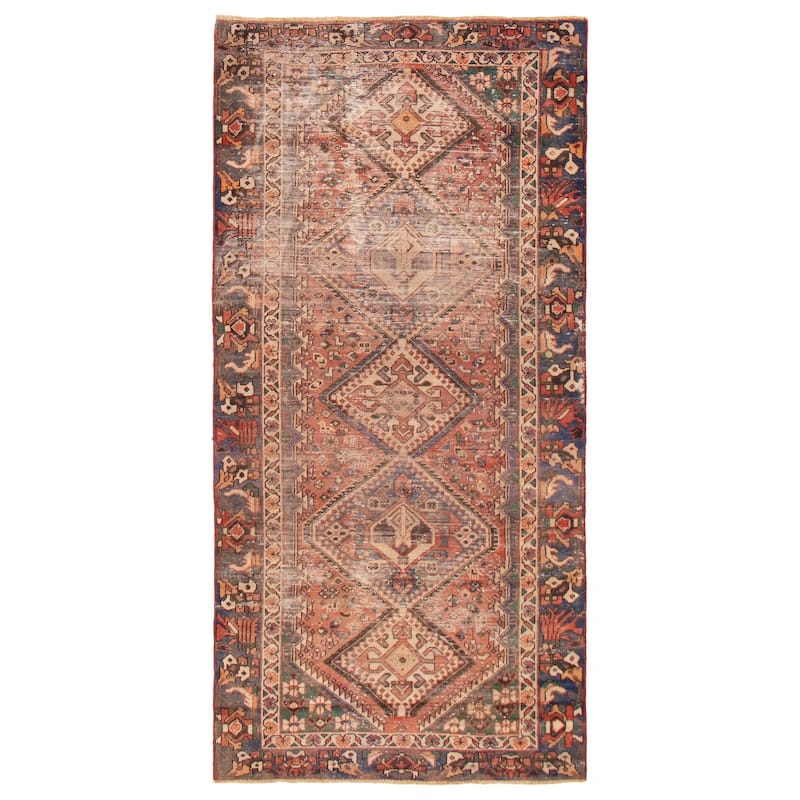 ECARPETGALLERY Hand-knotted Konya Anatolian Red Wool Rug - 4'6 x 9'2 - Dark Red - 4'6 x 9'2