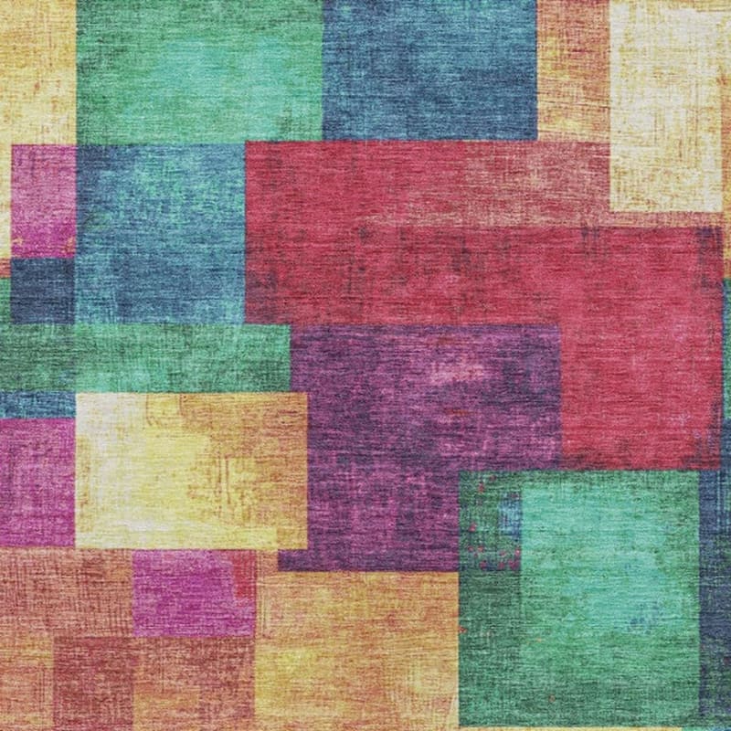 HomeRoots Geometric Traditional Rectangle Outdoor Rug
